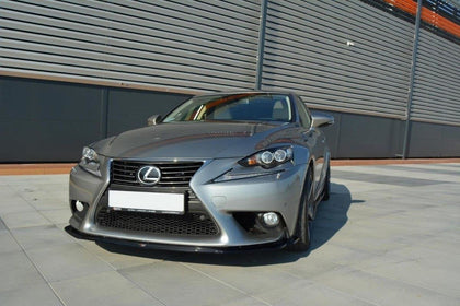 Maxton frontsplitter til Lexus IS Mk3 – blank sort – billede 2 af 6