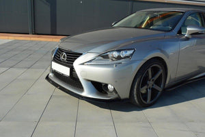 Maxton frontsplitter til Lexus IS Mk3 – blank sort – billede 1 af 6