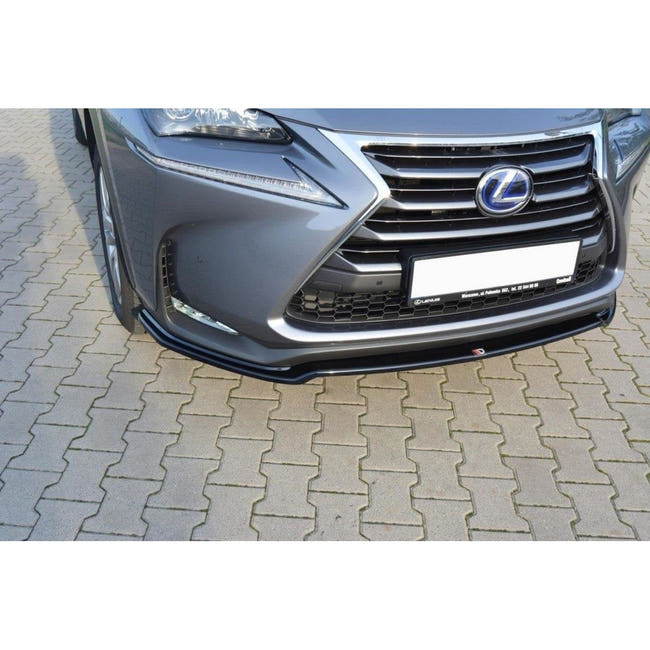 Maxton frontsplitter til Lexus NX Mk1 – blank sort – billede 1 af 7