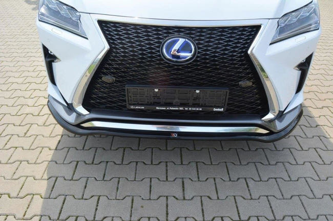 Maxton frontsplitter til Lexus RX Mk4 F-Sport – blank sort – billede 2 af 6