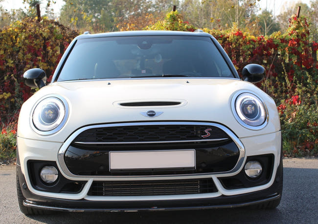 Maxton frontsplitter til Mini Clubman S Mk2 (F54) JCW – blank sort – billede 1 af 3