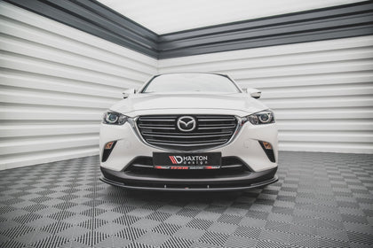 Maxton frontsplitter til Mazda CX-3 – blank sort – billede 2 af 4