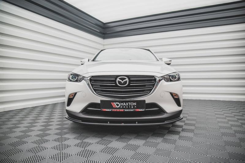 Maxton frontsplitter til Mazda CX-3 – blank sort – billede 2 af 4