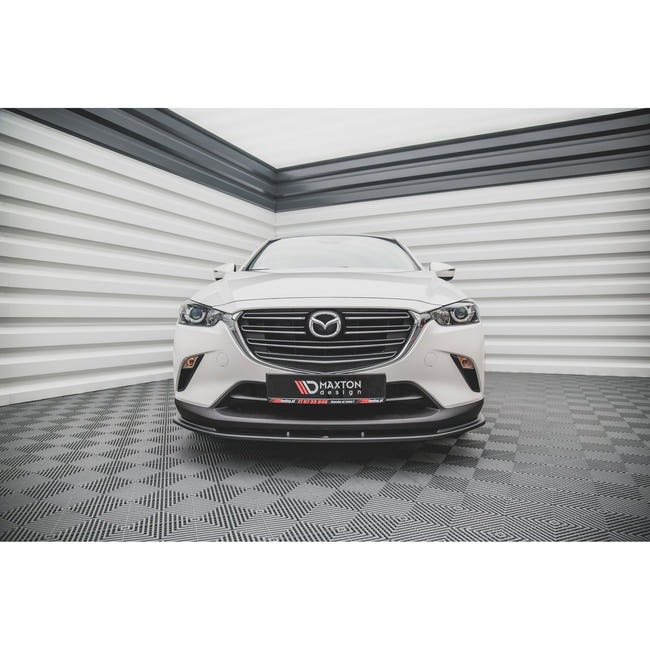 Maxton frontsplitter til Mazda CX-3 – blank sort – billede 2 af 4