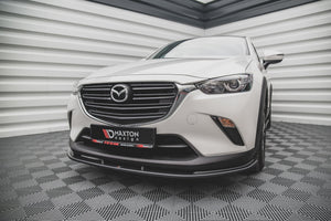 Maxton frontsplitter til Mazda CX-3 – blank sort – billede 1 af 4