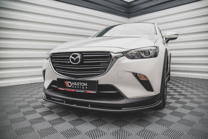 Maxton frontsplitter til Mazda CX-3 – blank sort – billede 1 af 4
