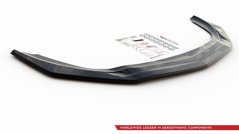 Maxton frontsplitter til Mercedes A35 AMG Aero W177 – blank sort – billede 5 af 6