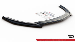 Maxton frontsplitter til Mercedes-AMG CLA 35 Aero C118 – blank sort – billede 4 af 5
