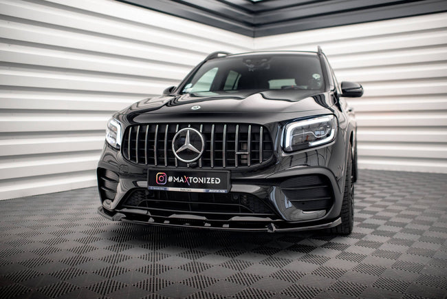 Maxton frontsplitter til Mercedes-AMG GLB 35 / AMG-Line X247 – blank sort – billede 1 af 5