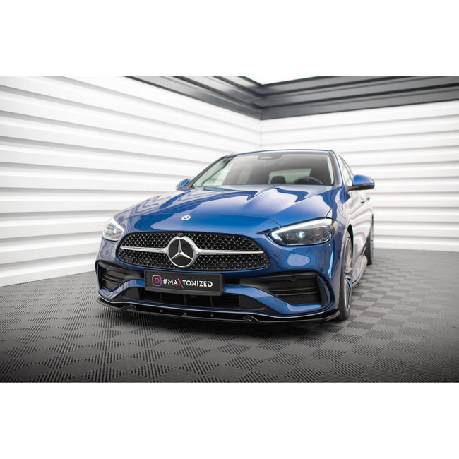 Maxton frontsplitter til Mercedes-Benz C AMG-Line / 43 AMG W206 – blank sort – billede 1 af 9