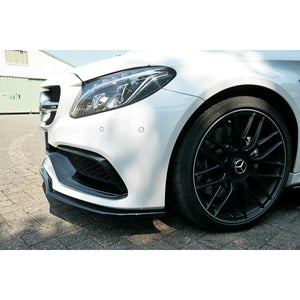 Maxton frontsplitter til Mercedes C-class C205 63AMG Coupe – blank sort – billede 3 af 6