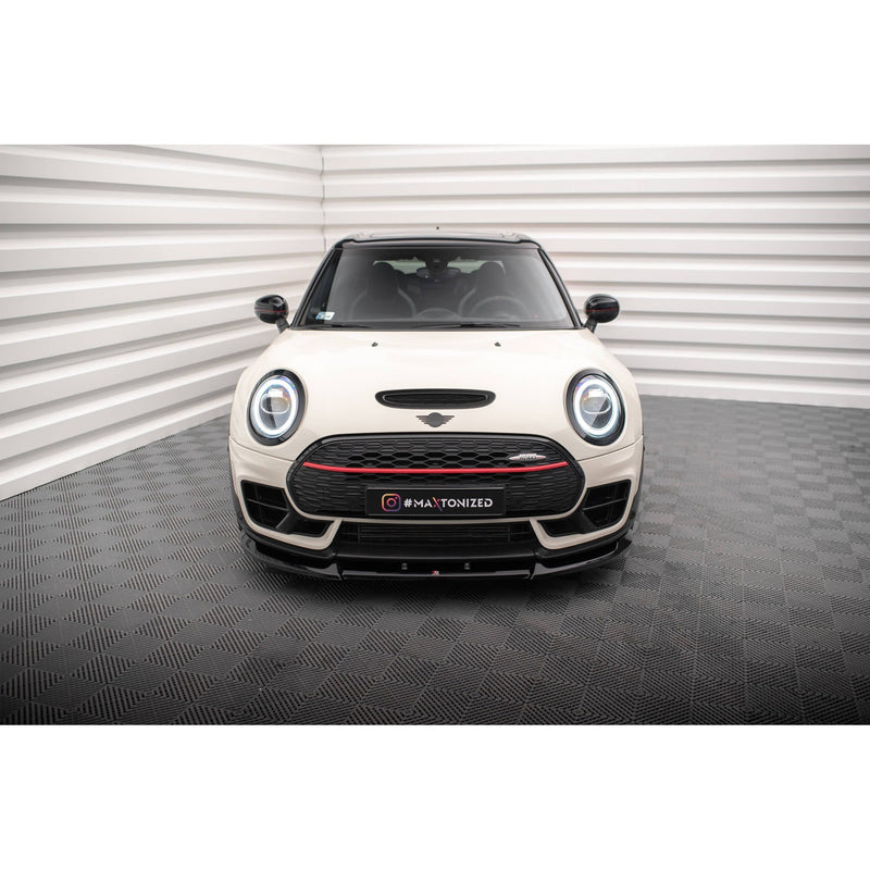 Maxton frontsplitter til Mini Cooper Clubman John Cooper Works F54 Facelift – blank sort – billede 2 af 6