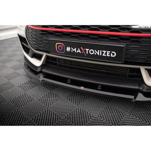 Maxton frontsplitter til Mini Cooper Clubman John Cooper Works F54 Facelift – blank sort – billede 3 af 6