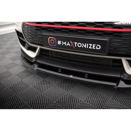 Maxton frontsplitter til Mini Cooper Clubman John Cooper Works F54 Facelift – blank sort – billede 3 af 6