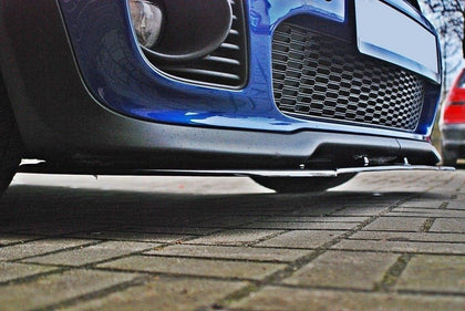 Maxton frontsplitter til Mini Cooper R56 JCW – blank sort – billede 2 af 4