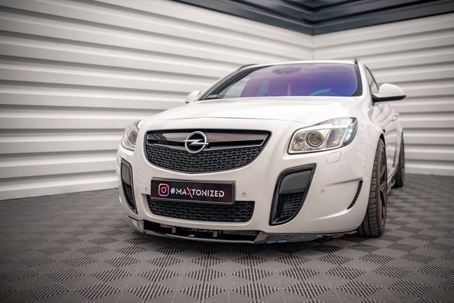 Maxton frontsplitter til Opel Insignia OPC Mk1 – blank sort – billede 1 af 5