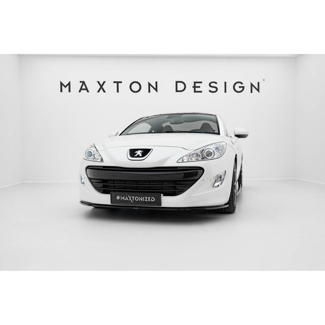 Maxton frontsplitter til Peugeot RCZ Mk1 – blank sort – billede 1 af 5