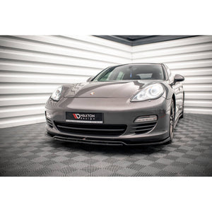 Maxton frontsplitter til Porsche Panamera / Panamera Diesel 970 – blank sort – billede 1 af 5