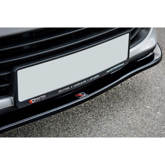 Maxton frontsplitter til Renault Clio Mk4 – blank sort – billede 2 af 6