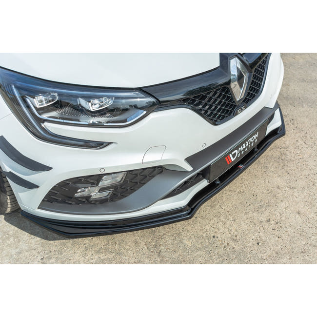 Maxton frontsplitter til Renault Megane Mk4 RS – blank sort – billede 1 af 6