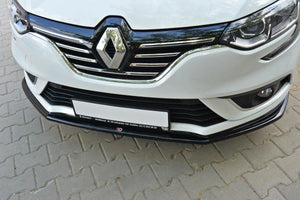 Maxton frontsplitter til Renault Megane Mk4 Hatchback – blank sort – billede 1 af 6
