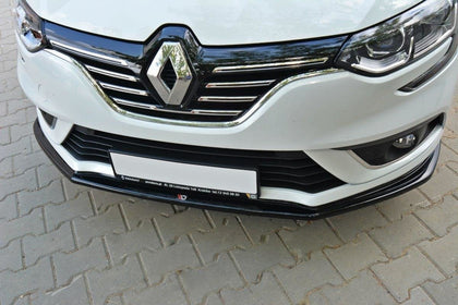 Maxton frontsplitter til Renault Megane Mk4 Hatchback – blank sort – billede 1 af 6