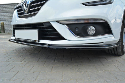 Maxton frontsplitter til Renault Megane Mk4 Hatchback – blank sort – billede 2 af 6