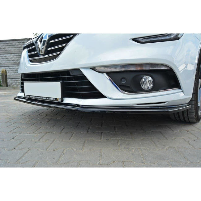 Maxton frontsplitter til Renault Megane Mk4 Hatchback – blank sort – billede 2 af 6