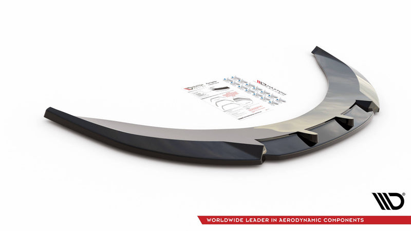 Maxton frontsplitter til Seat Exeo – blank sort – billede 4 af 5