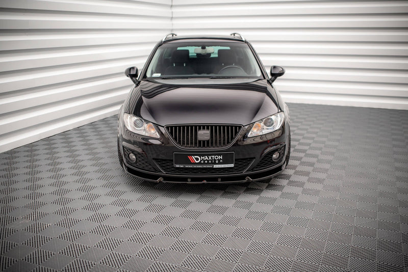 Maxton frontsplitter til Seat Exeo – blank sort – billede 2 af 5