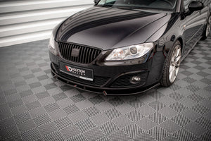 Maxton frontsplitter til Seat Exeo – blank sort – billede 3 af 5