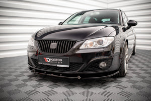 Maxton frontsplitter til Seat Exeo – blank sort – billede 1 af 5