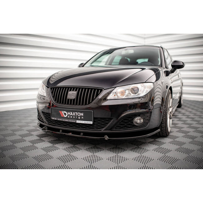Maxton frontsplitter til Seat Exeo – blank sort – billede 1 af 5