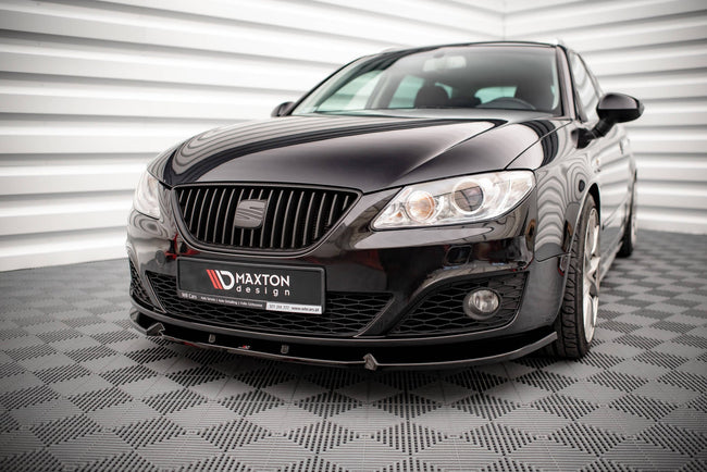 Maxton frontsplitter til Seat Exeo – blank sort – billede 1 af 5