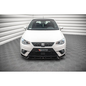 Maxton frontsplitter til Seat Ibiza FR/ Standard Mk5 – blank sort – billede 1 af 4