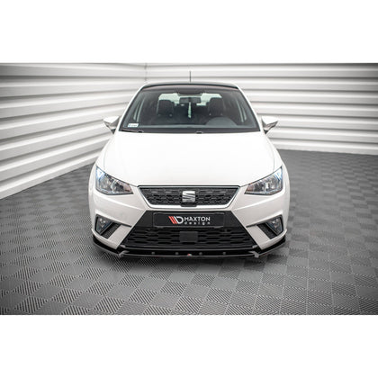 Maxton frontsplitter til Seat Ibiza FR/ Standard Mk5 – blank sort – billede 1 af 4