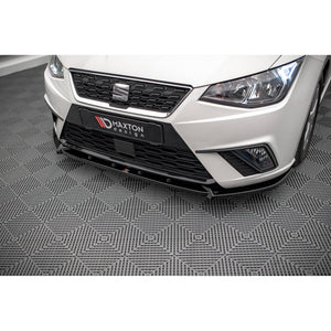 Maxton frontsplitter til Seat Ibiza FR/ Standard Mk5 – blank sort – billede 2 af 4