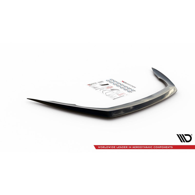 Maxton frontsplitter til Skoda Octavia RS Mk3 Facelift – blank sort – billede 4 af 5