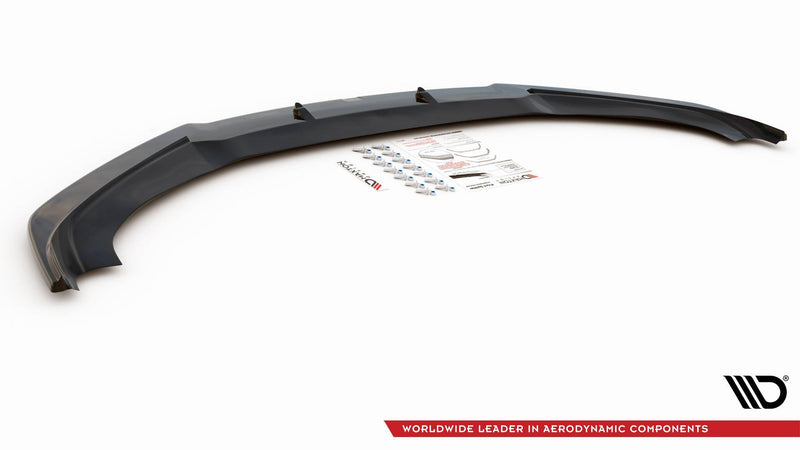 Maxton frontsplitter til Tesla Model S Facelift – blank sort – billede 5 af 6