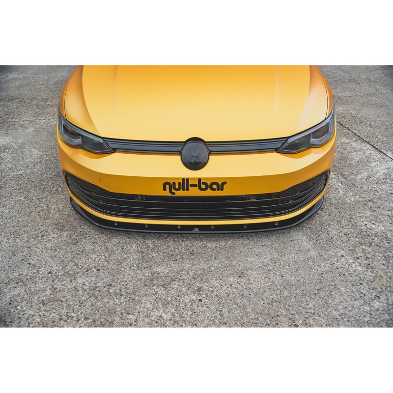 Maxton frontsplitter til Volkswagen Golf Mk8 – blank sort – billede 3 af 6