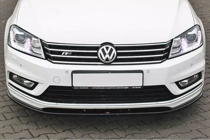 Maxton frontsplitter til Volkswagen Passat R-Line B7 – blank sort – billede 2 af 5