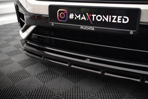 Maxton frontsplitter til Volkswagen T-Roc R / R-Line Mk1 Facelift – blank sort – billede 3 af 6
