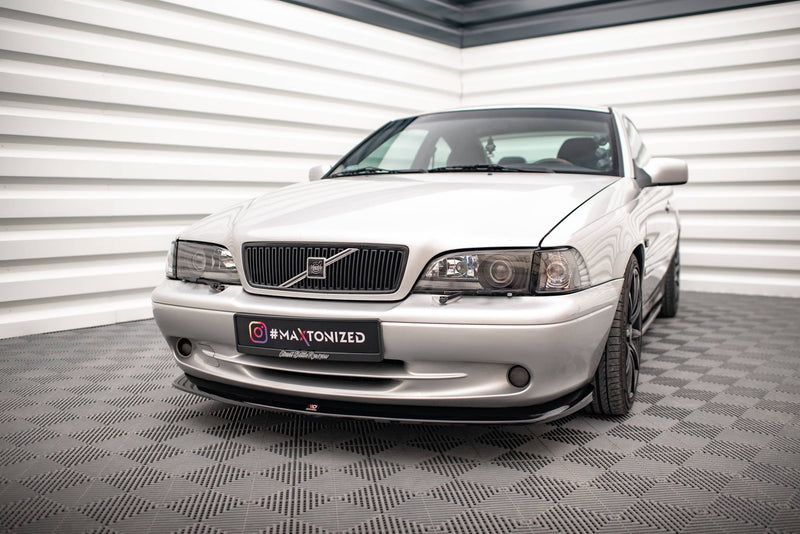 Maxton frontsplitter til Volvo C70 Mk1 – blank sort – billede 1 af 5