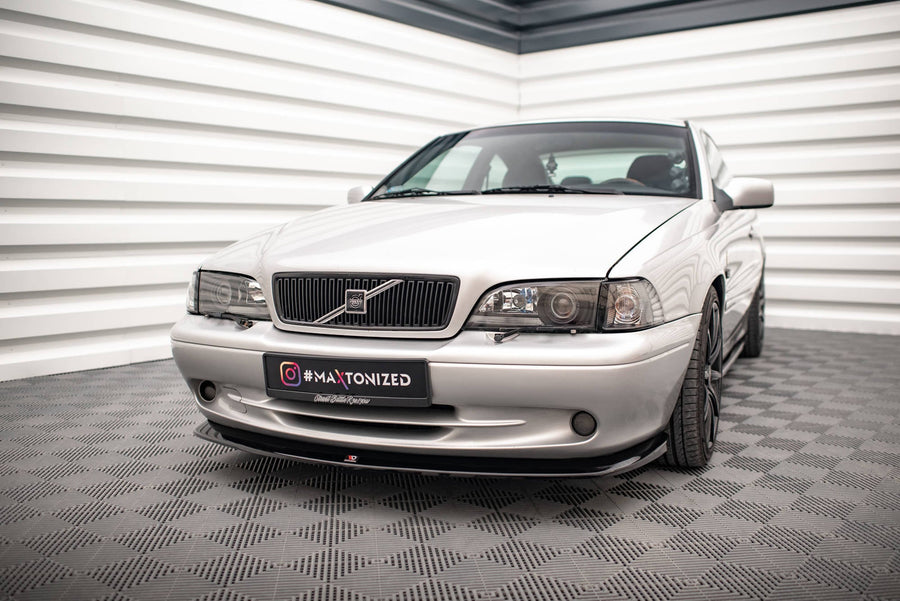 Maxton frontsplitter til Volvo C70 Mk1 – blank sort – billede 1 af 5