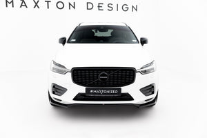 Maxton frontsplitter til Volvo XC60 Mk2 R-Design – blank sort – billede 2 af 5