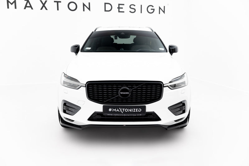 Maxton frontsplitter til Volvo XC60 Mk2 R-Design – blank sort – billede 2 af 5