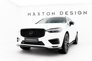 Maxton frontsplitter til Volvo XC60 Mk2 R-Design – blank sort – billede 1 af 5