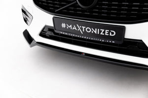 Maxton frontsplitter til Volvo XC60 Mk2 R-Design – blank sort – billede 3 af 5