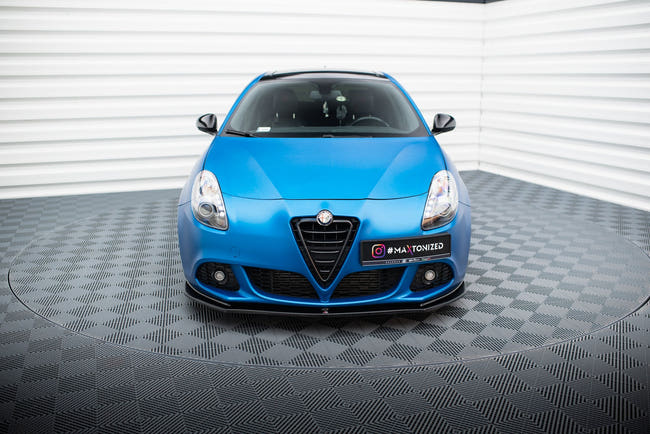 Maxton frontsplitter til Alfa Romeo Giulietta – blank sort – billede 2 af 5