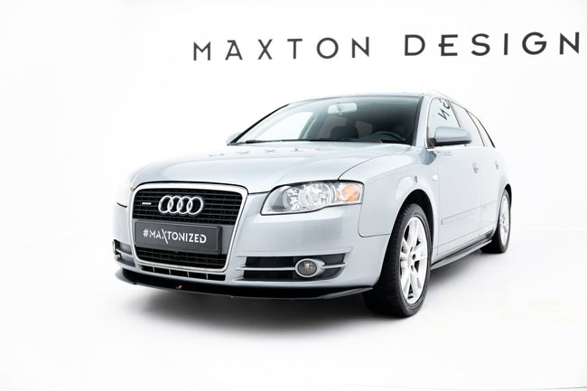 Maxton frontsplitter til Audi A4 B7 – blank sort – billede 1 af 5